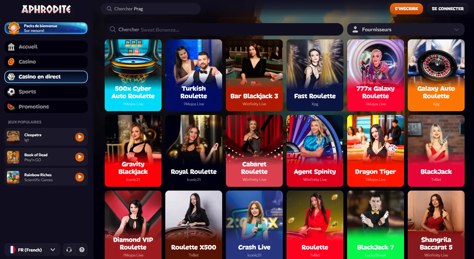 Autres jeux populaires de casino en ligne